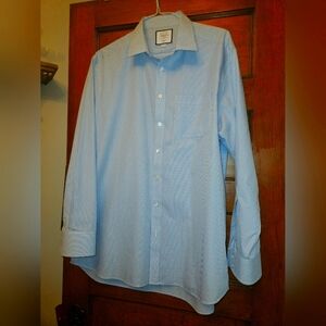 Charles Tyrwhitt Classis Fit Men's Blue Dress Shirt 18/34in